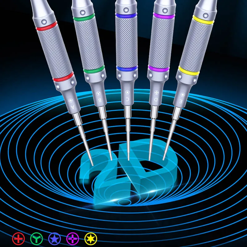 New JC Aixun Screwdriver Set S2 Batch Bearing Head Torx T2 Y0.6 Pentalobe Disassembly Phone Repair Open Tool