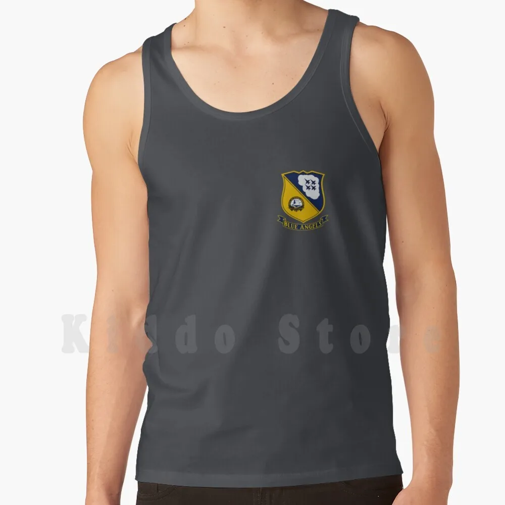 The Blue Angels Tank Tops Vest Sleeveless Navy Usn Blue Angels Pilot Aviation Hornet F18 Fighter Airshow Carrier Military