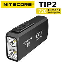 NITECORE TIP2 CREE XP-G3 S3 720 lumen USB Rechargeable Keychain Flashlight with Battery