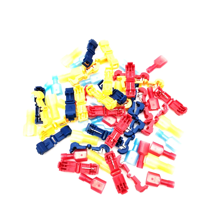 

60 pcs/lot Blue & Red & Yellow Autos Quick Splice Scotch Lock Wire Connectors Crimp