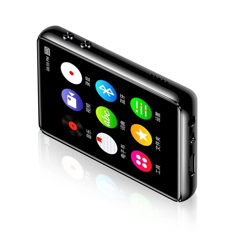 Mp3 4 Mp4 и Mp3-плеер с Bluetooth 5.0 Сенсорный экран Наушники Музыкальная запись Lecteur Видео Hi-Fi FM Радио Hi-Fi Динамик Flac