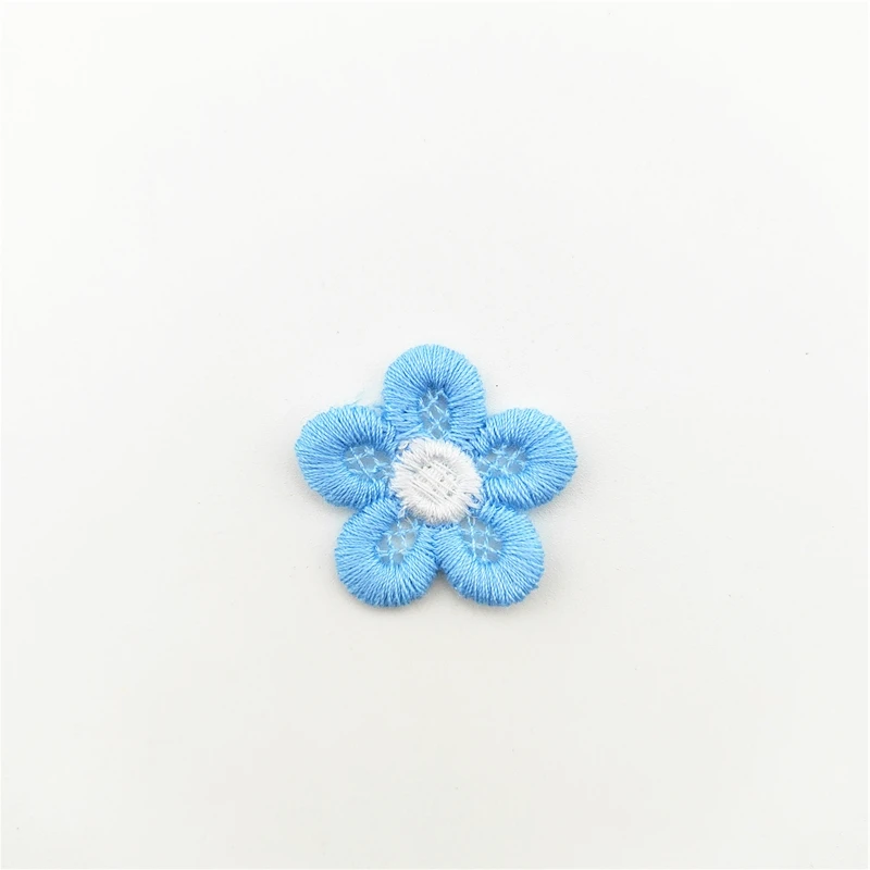 36 Stück/Los 2,8 cm DIY bestickte Blumenapplikationen, Haarspangen-Accessoires für Kinder, Geschenkdekoration, Aufnäher – Detail 7