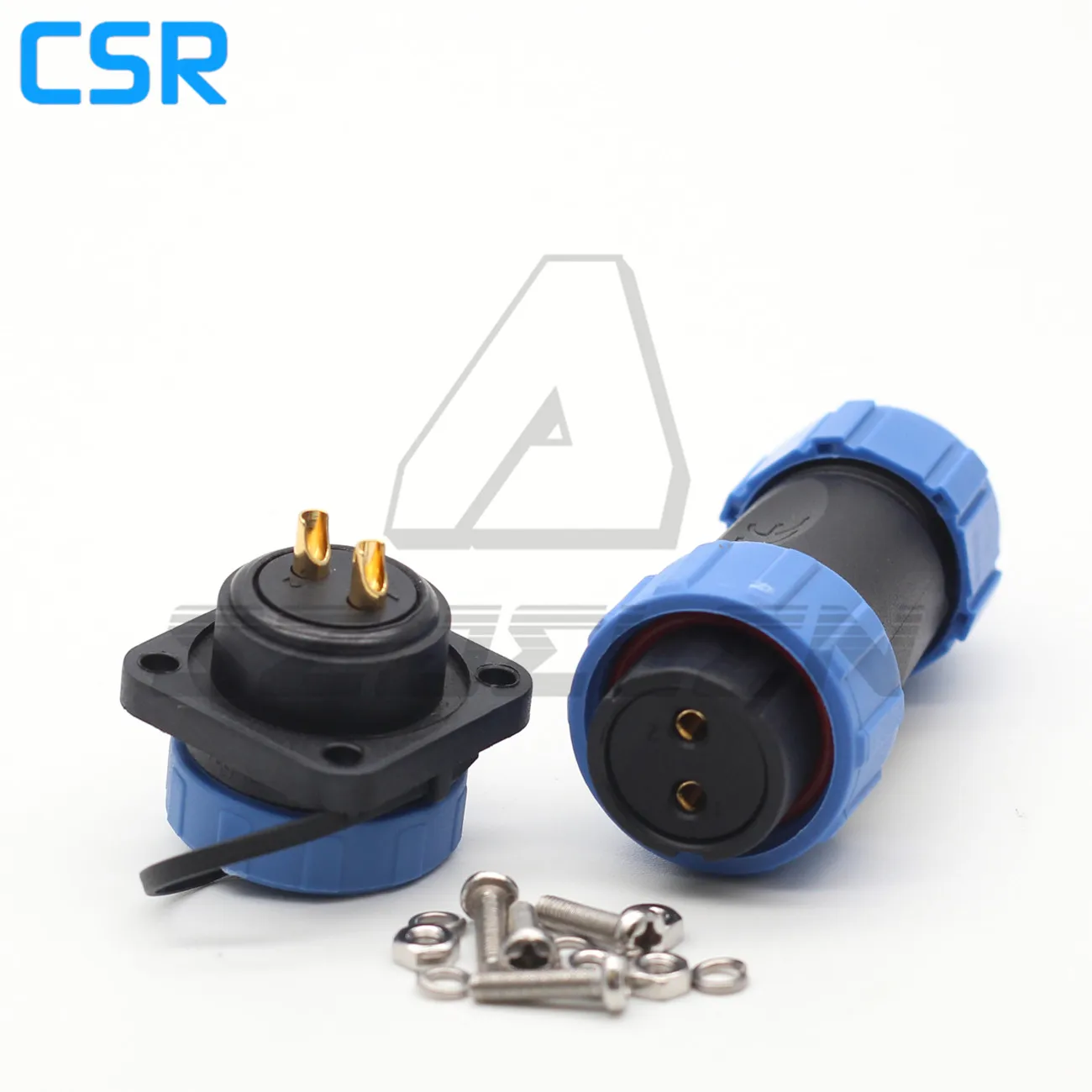 SP21 2/3/4/5/6/7/8/9/10/12 Pin IP68 Waterproof Connector Square Plastic Panel Mounting Connector Plug Female And Socket Male