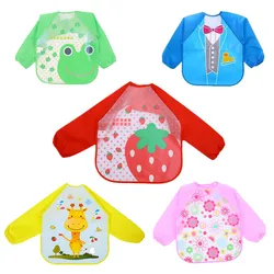 EVA Waterproof Burp Cloth for Baby Bibs Toddler Feeding Apron Overclothes Kids Jackets Infant Bandana Bib Scarf 1~3 Years Old