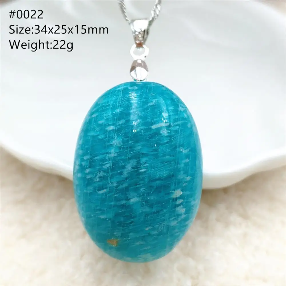 Natural Green Amazonite Water Drop Bead Pendant Green Amazonite Rare Women Men Crystal Healing Women Men Necklace AAAAA