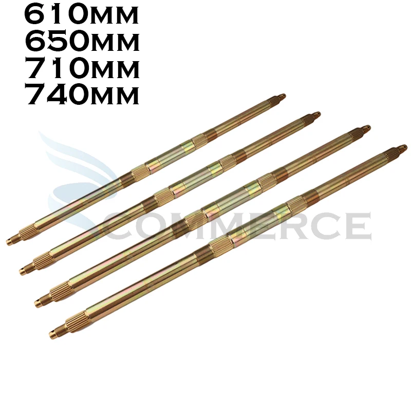 610/650/710/740mm 23T tylna oś pasuje do DIY 49cc-125cc elektryczny Mini dzieci Go Buggy ATV pojazd elektryczny Kart Quad skuter