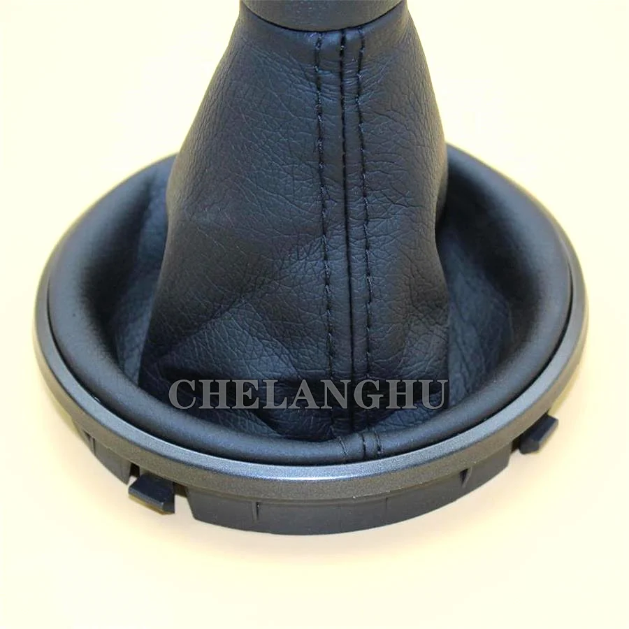 Car 5 Speed Gear Stick Shift Knob PU Leather Boot For Skoda Fabia 2 II MK2 Combi 2007 2008 2009 2010 2011 2012 2013 2014