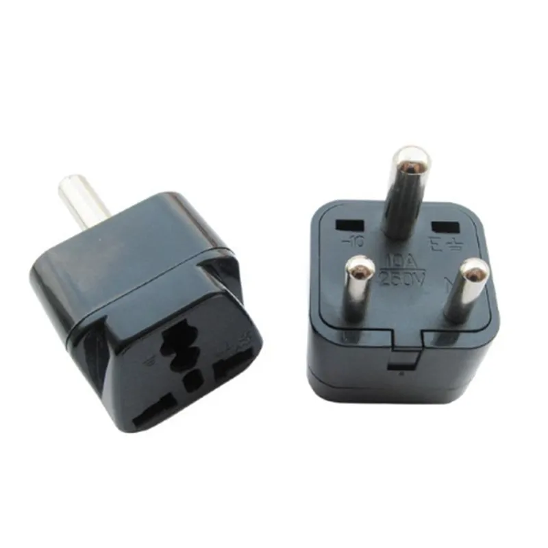 Grounded Type D Travel Trip Plug Adapter Adaptor for India Africa Nepal & India, Sri Lanka, Nepal, Namibia Plug TO UK