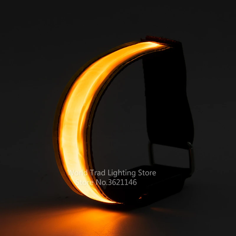 LED Luminous Arm guard Armband Strap Safety Belt Light Outdoor Running night cycling Bicycle Novelty Lighting Safety Warn lamp