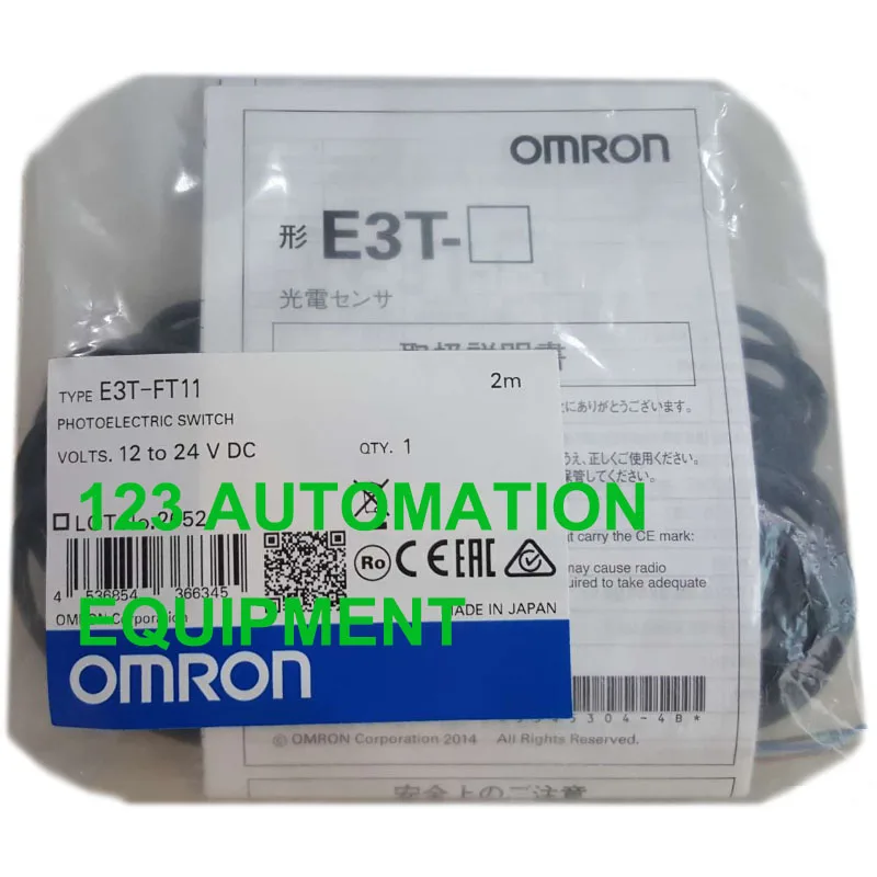 

Authentic New OMRON E3T-FT11 FT12 FT13 FT14 PROXIMITY SWITCH SENSOR 2M