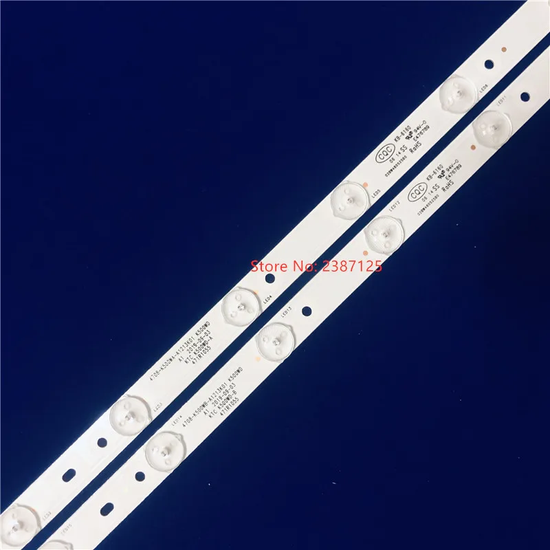 LED Backlight Strip K500WD6 4708-K500WA-A1213K01 4708-K500WB-A1213K01 for LE50D8900 LE50D6650/80 50PFL5040 50PFL3040 50PEL5141