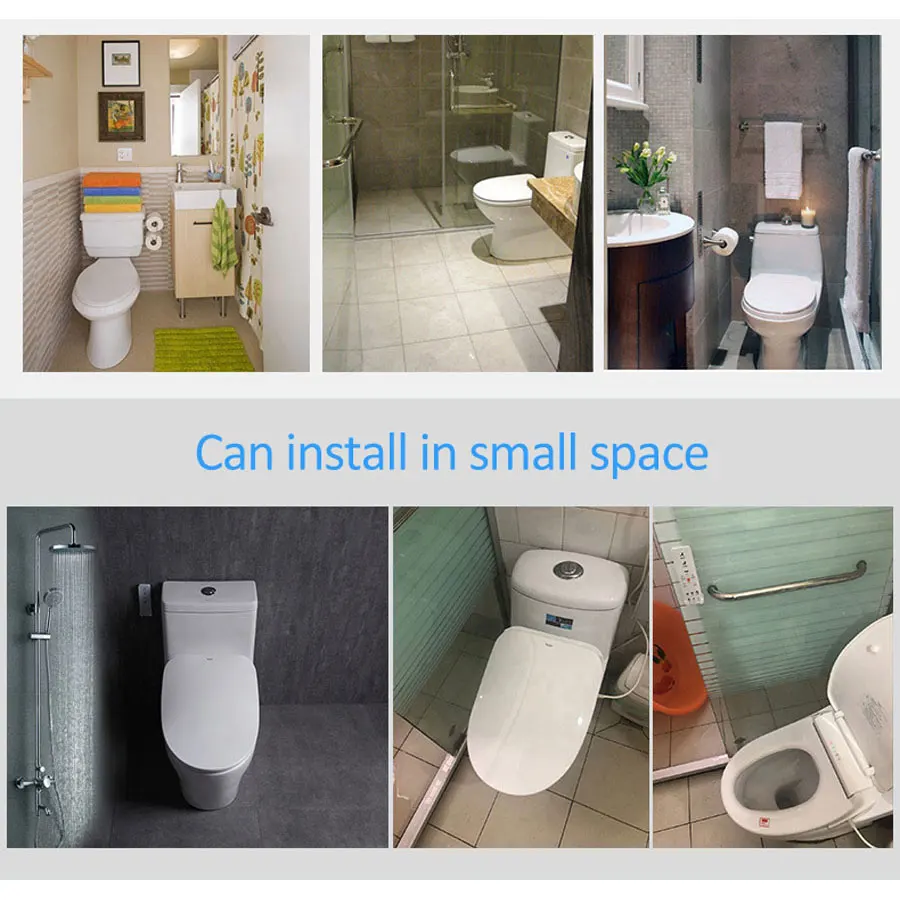 Imagem -05 - Ecofresh Inteligente Assento do Toalete Elétrica Bidé Bidé Inteligente Aquecido Assento do Toalete Luz Led wc Inteligente Tampa de Assento do Toalete