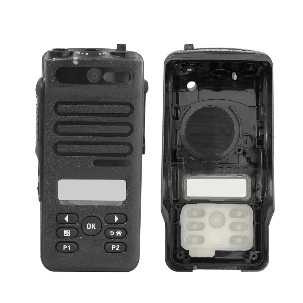 PMLN5810-Kit de reparación de walkie-talkie, cubierta de carcasa negra para Radio portátil XIR P6620 DEP570 XPR3500