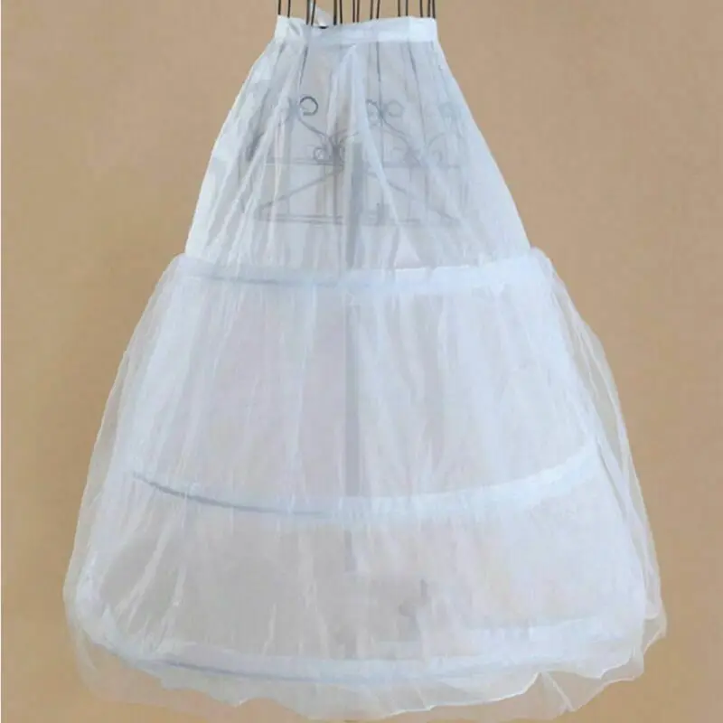 Petticoat sexy para vestido de noiva, Cintura ajustável Underskirt, 3 Hoop Ball Gown para casamento, Venda quente