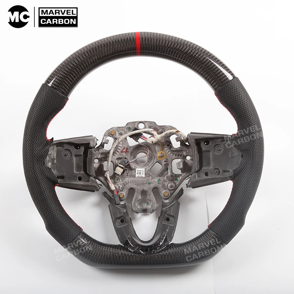 100% Real Carbon Fiber Steering Wheel for Mini  R61 F55 F56 JSW Cooper Clubman Countryman  CF