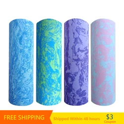 YECOKISO 45/60CM Iridescent Cloud Yoga Foam Roller Pilates Block High-density Floating Roller GYM Fitness Body Massage Roller