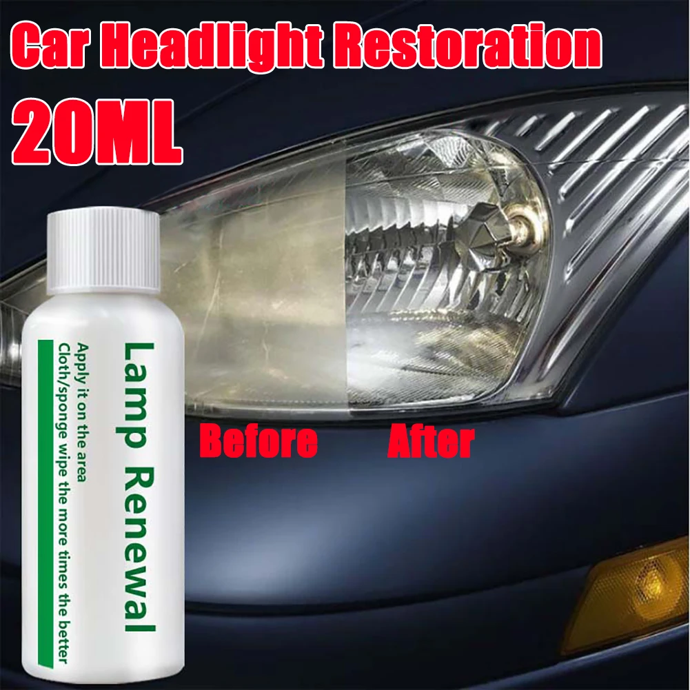 20ML Liquid Lamp Retreading Agent Lamp Renovation Car Maintenance Car Headlight Restoration Polishing Agent