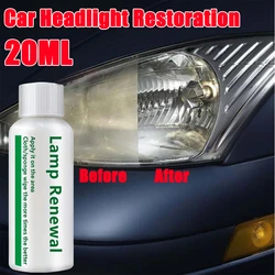 20ML Liquid Lamp Retreading Agent Lamp Renovation Car Maintenance Car Headlight Restoration Polishing Agent