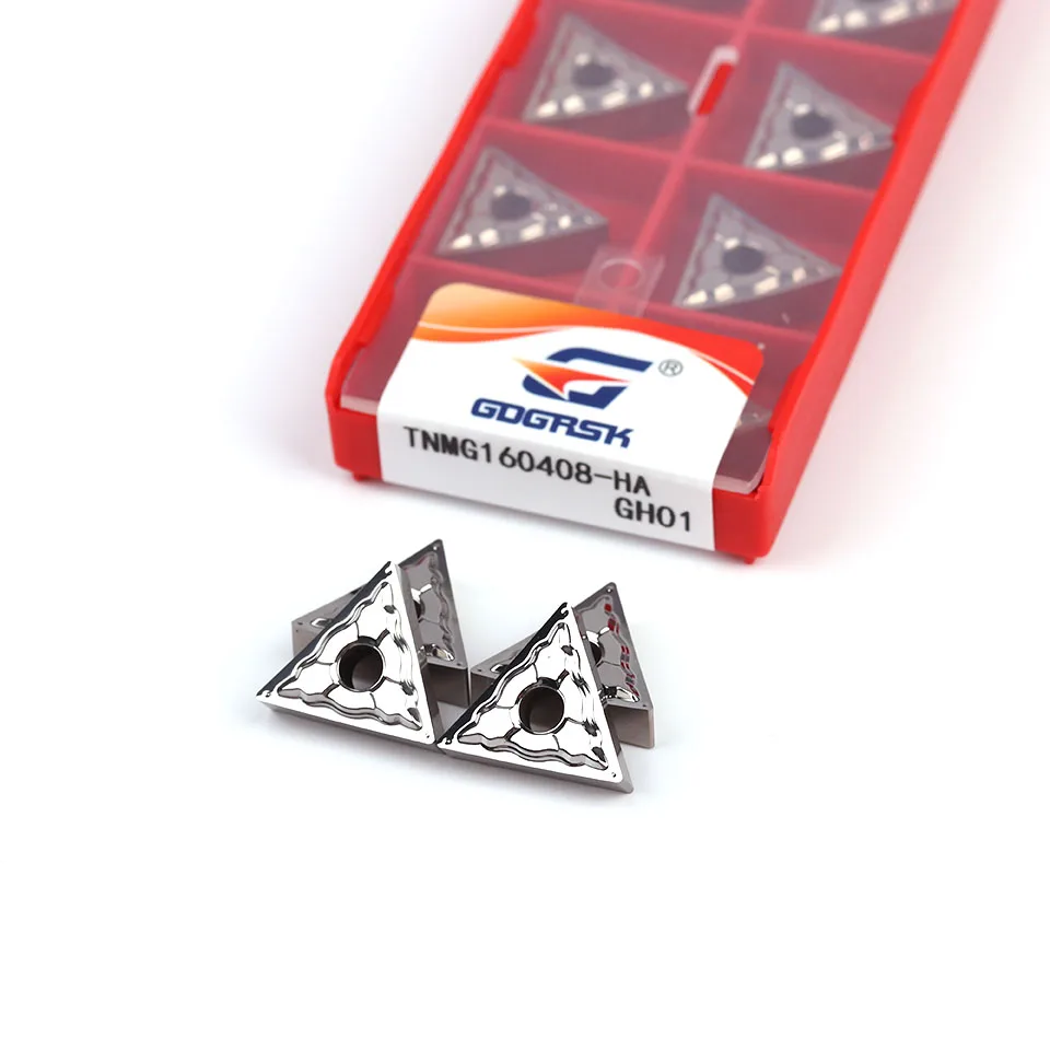 TNMG160404-HA GH01 TNMG160402-HA GH01 TNMG160408-HA GH01 Nhôm Chèn Tiện Bằng Máy CNC Bên Ngoài Dụng Cụ Xoay Cho Xử Lý Nhôm