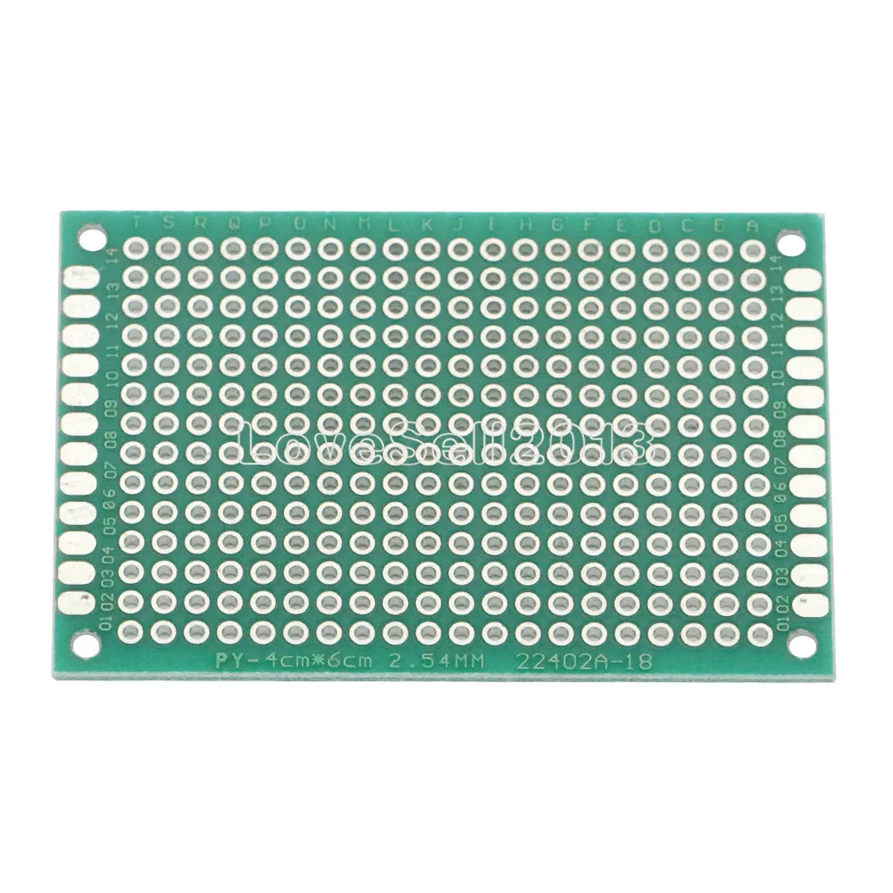 Maquette Double face FR-4, 5 pièces, PCB 280 Points, trou, étamé, planche à pain universelle 4x6cm 40mm x 60mm