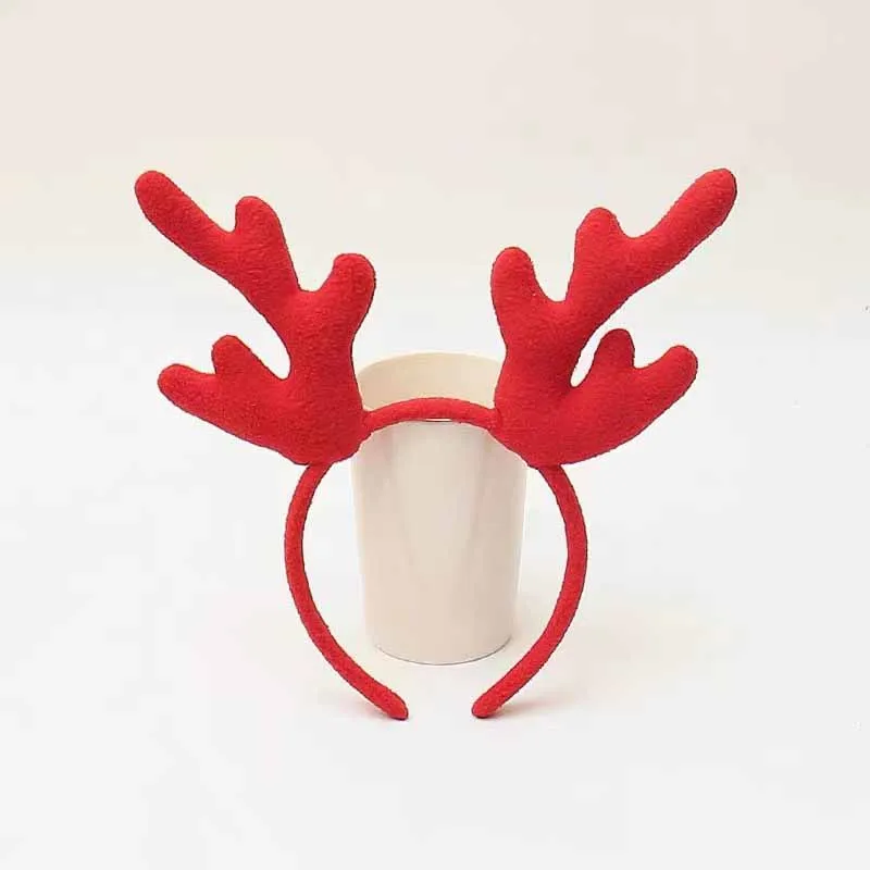 Antler Headband Cute Sennu Department Of Fairy Beauty Exaggerated COS Photo Headband Holiday Santa Elk Hair Clip Girl