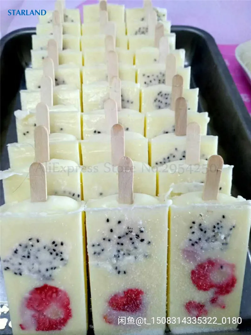 صينية عرض الثلاجة صانع المصاصة الثلجية تظهر الرف ضمان جودة البلاستيك الكهروضوئي صديق للبيئة