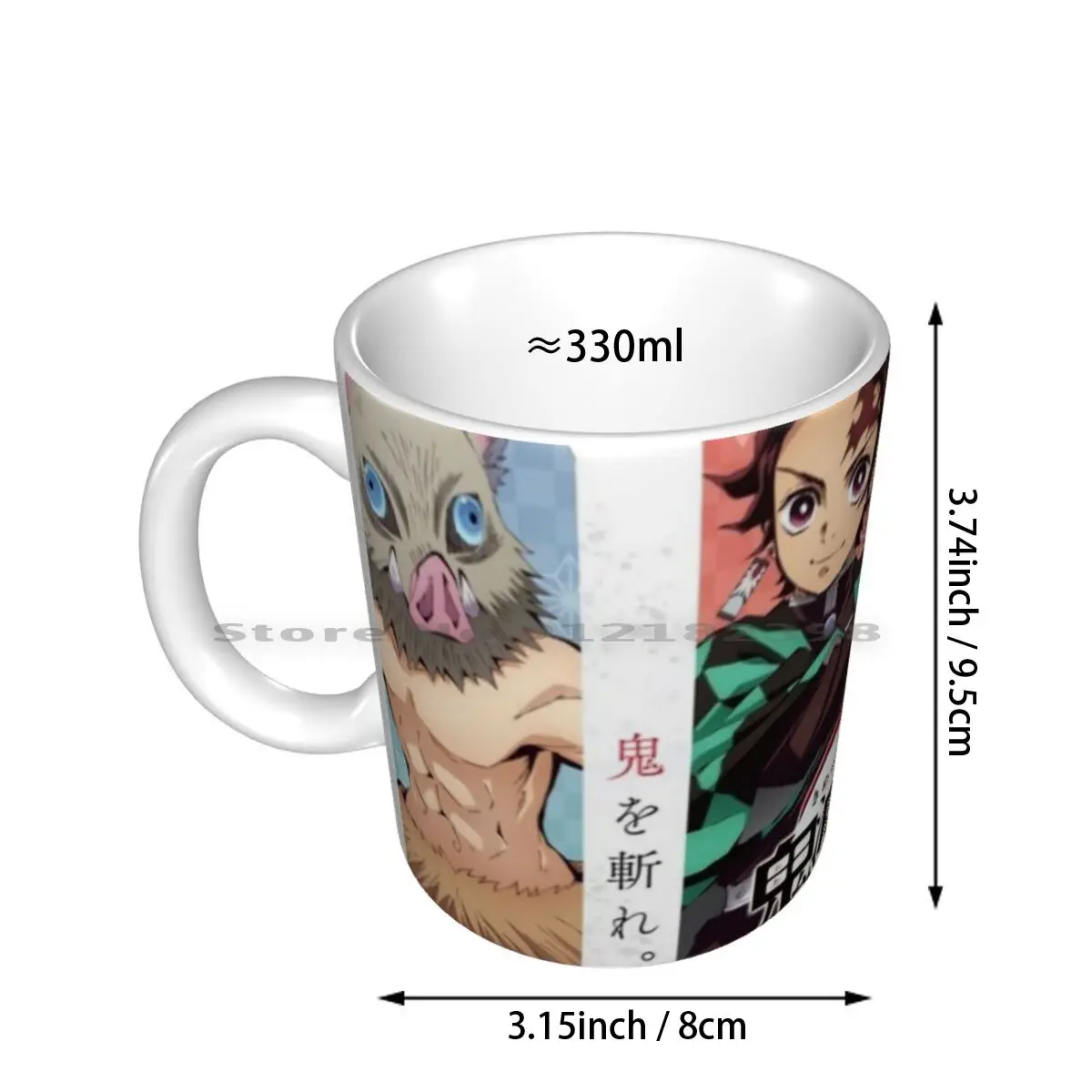 Kimetsu No Yaiba / Demon Ceramic Mugs Coffee Cups Milk Tea Mug Kimetsu No Yaiba Demon Tanjiro Manga Shonen Wallpaper Japan