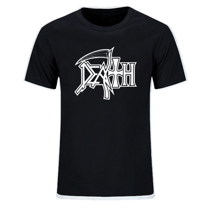 New DEATH T Shirts ROCK BAND HEAVY METAL Men Casual Round Neck Short Sleeve T shirt Cotton Mans Top Tee High Quality XS-XXXL