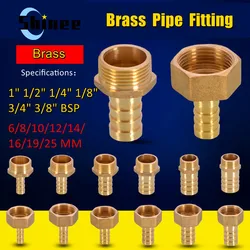 Brass Hose Fitting 6/8/10/12/14/16/19/25mm Barb Tail 1/8