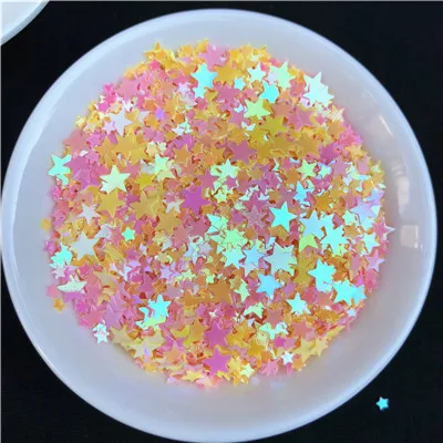 20g Mix White Pink Star Nail Sequin Multi Size 3mm 4mm 5mm Star Sequins Paillette,Nail Art manicure/wedding decoration confetti