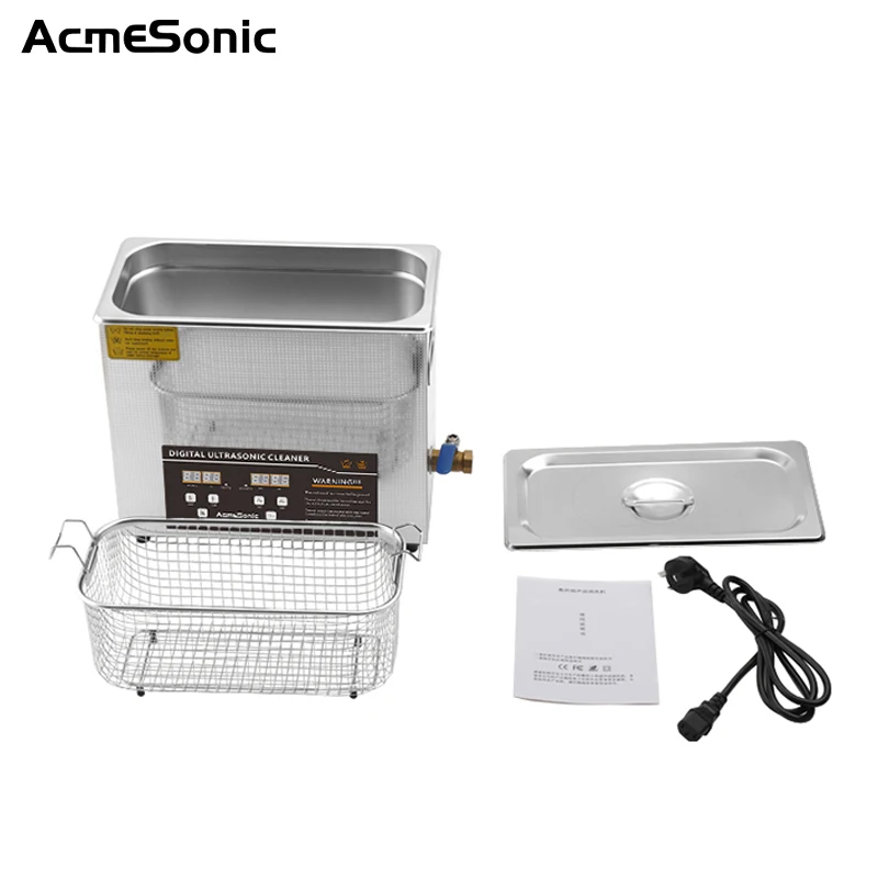 China Manufactory 40kHz 180W Popular Ultrasonic cleaner C430 4.5L With Stainless Basket