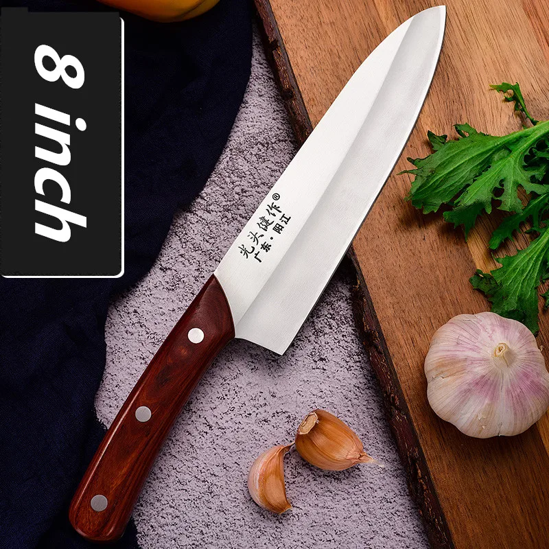 

Liang Da 4cr13mov Kitchen Stainless Steel Japanese Style Chef Knife Santoku Cutting Knife Meat Fruit Vegetable Knives Cleaver