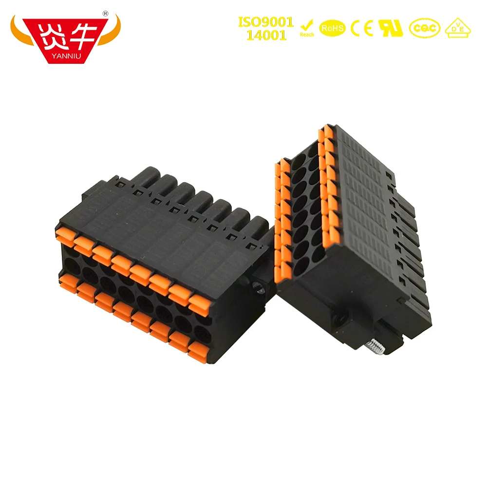 dfmc 15 4 stf3 conector femea do pwb pluggable blocos teminal phoenix contato 10 pecas 35 mm 15edgknhm kf2edgksm 01