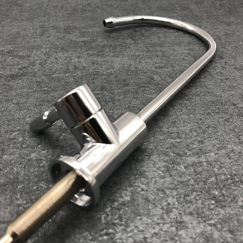 Смеситель для водоочистителя, из нержавеющей стали и сплава, 2-точечный Универсальный интерфейс, маленький локоть с одним выходом, детали для водоочистителя