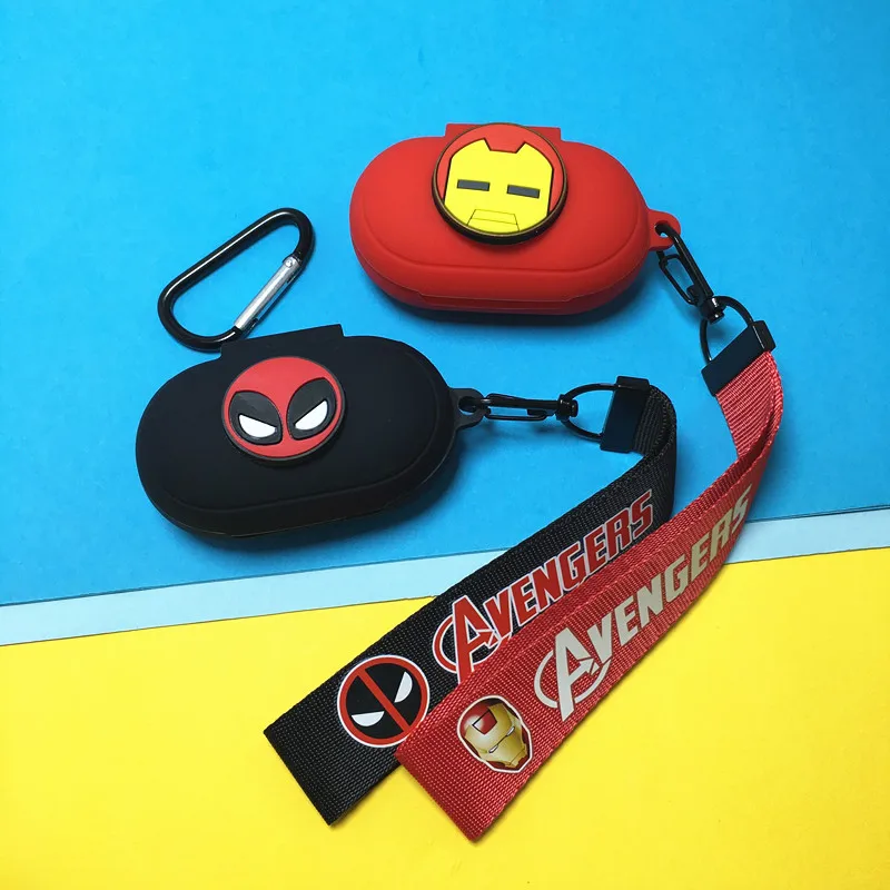 Disney Oortelefoon Hoesje Voor Samsung Galaxy Buds/Buds + Siliconen Draadloze Bluetooth Oortelefoon Hoes Shell Oplader Box Met Lanyard