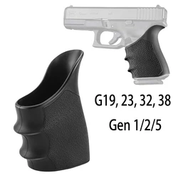 Glock 19、23、32、38 (gen 1-2-5) 9mm、357デザイン、40 s & w、45ゲージの狩猟戦術アクセサリー用ラバーグリップスリーブ