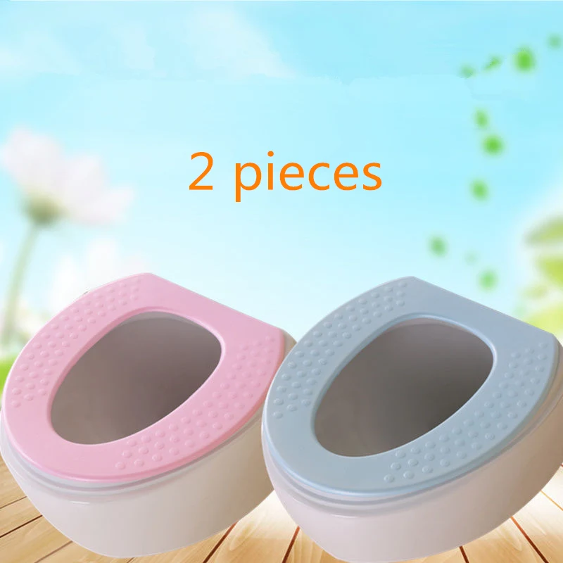 EVA Quick-Drying Toilet Seat Waterproof Toilet Seat Home Hotel WC Seat Pad Four Seasons WC Cushion Thicken Toilet Seat Ring