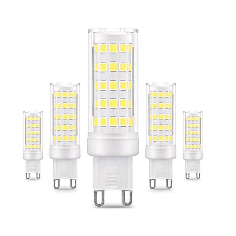 

1/5/10X Led G9 SMD2835 Replace Halogen Lighting Lights G9 Lamp Bulb Bombillas AC 220V 5W 7W 9W 12W 15W Spotlight Chandelier