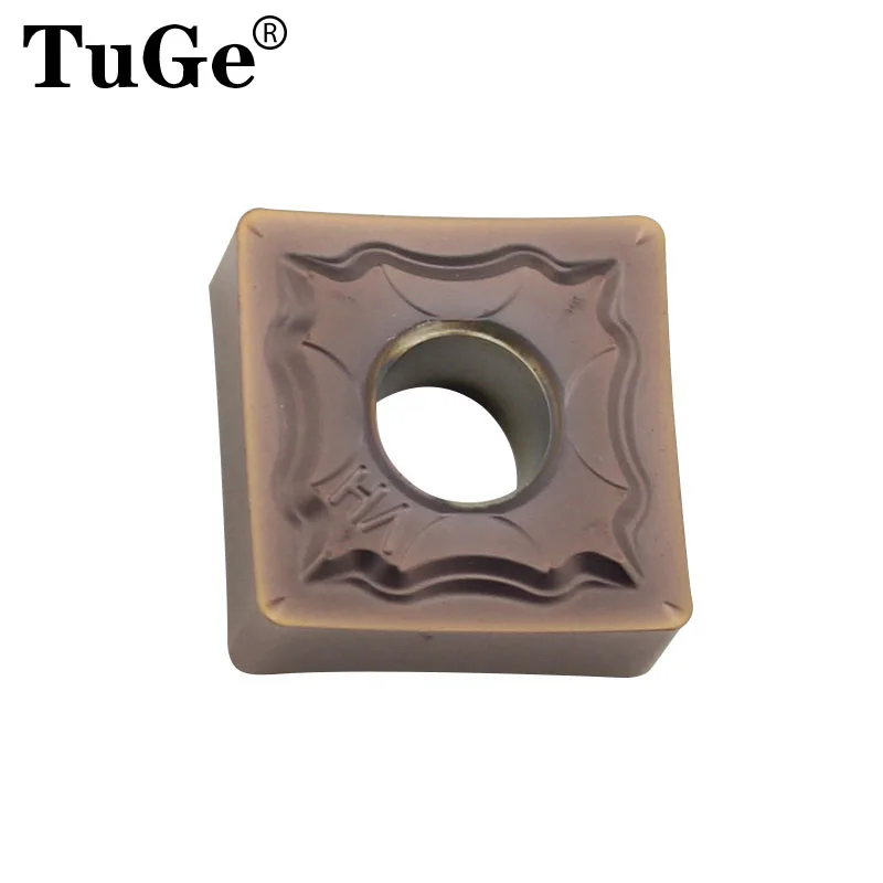 

TuGe Lathe turning tools carbide inserts SNMG120404HA SNMG120408HA inserts blade Steel Metal External grooving turning tools