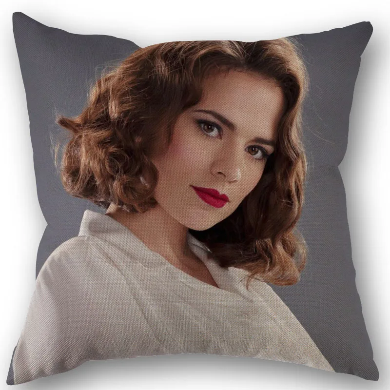 Наволочка Hayley Atwell из хлопка и льна, модная Высококачественная декоративная подушка, семейная наволочка для подушки A10.17