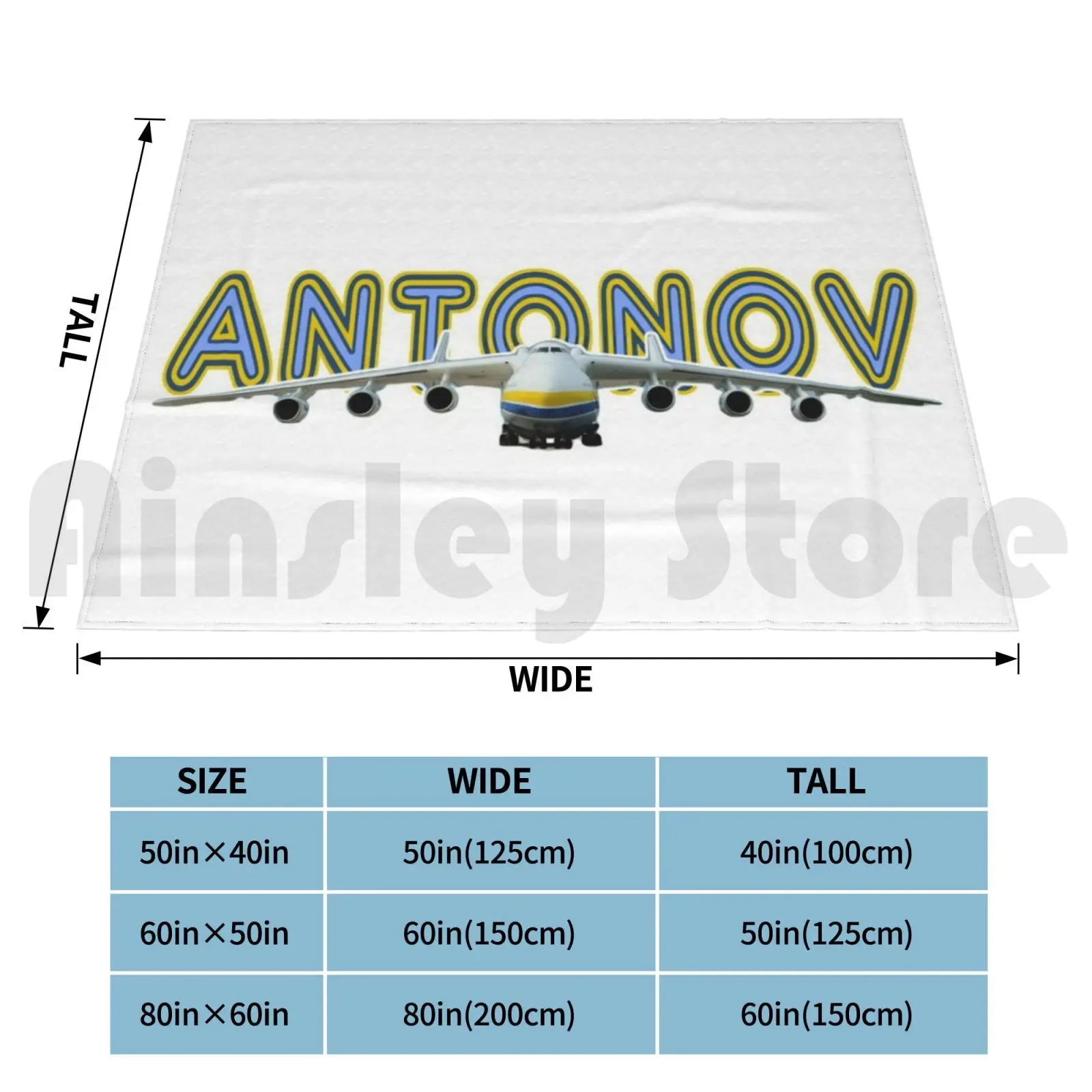 Antonov An-225-Л ? Так Мр ? Я-Cargo Jet Blanket For Sofa Bed Travel Л ? Так Мр ? Я An 225 Antonov Ukraine Russia