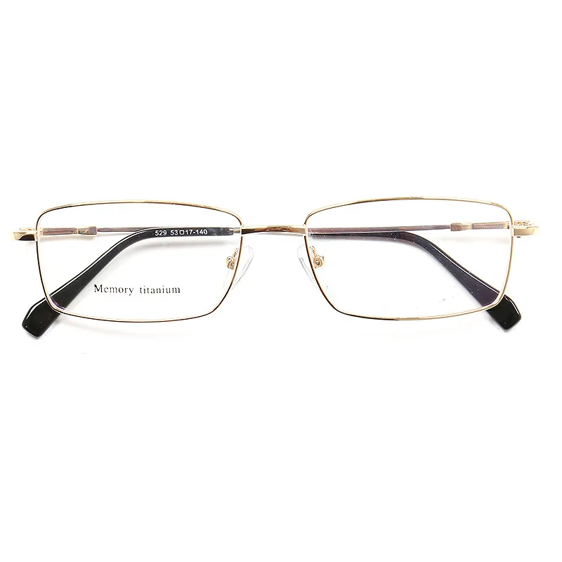 Full-Frame Metal Glasses Thin Glasses Leg Memory Material Glasses Frame Myopia Glasses