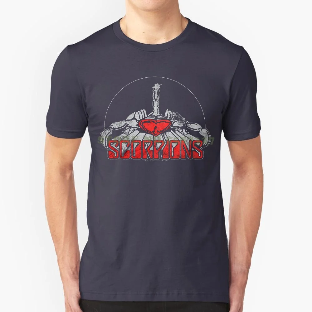 Short Sleeve Casual Printed Tee Size S-2xl Officially Licensed Scorpions Men's T Shirt S-Xxl Sizes