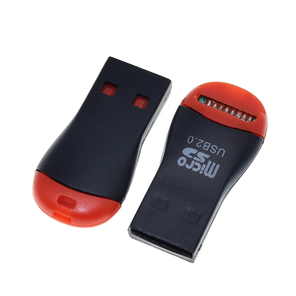 USB 2.0 Micro SD SDHC TF Flash Memory Card Reader Mini adattatore per Laptop