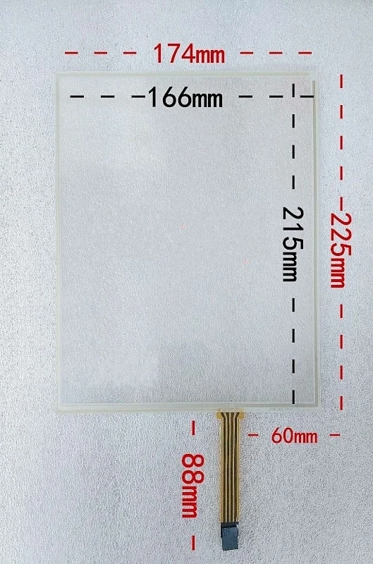 

New 10.4 inch 4-line touch screen 225*174 for industrial control screen