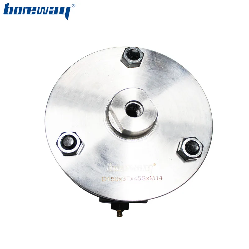 

Boreway High Quality 45 Teeth D150x3TxM14 Bush Hammer Plate Litchi Grain Grinding Wheel With 3 Rollers For Granite Marble Stone