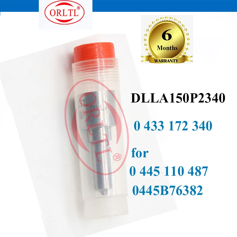 DLLA150P2340 0 433 172 340 Diesel Common Rail Nozzle DLLA150P2340 0433172340 for injector 0 445 110 487 0445110487 0445B76382