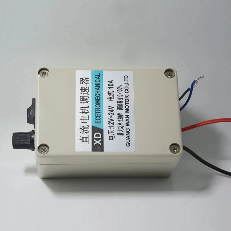12V 24V 120W 10A Drehzahlregler Box DC Motorregler CW CCW Schalter Dual Control Motordrehzahlregler Treiber