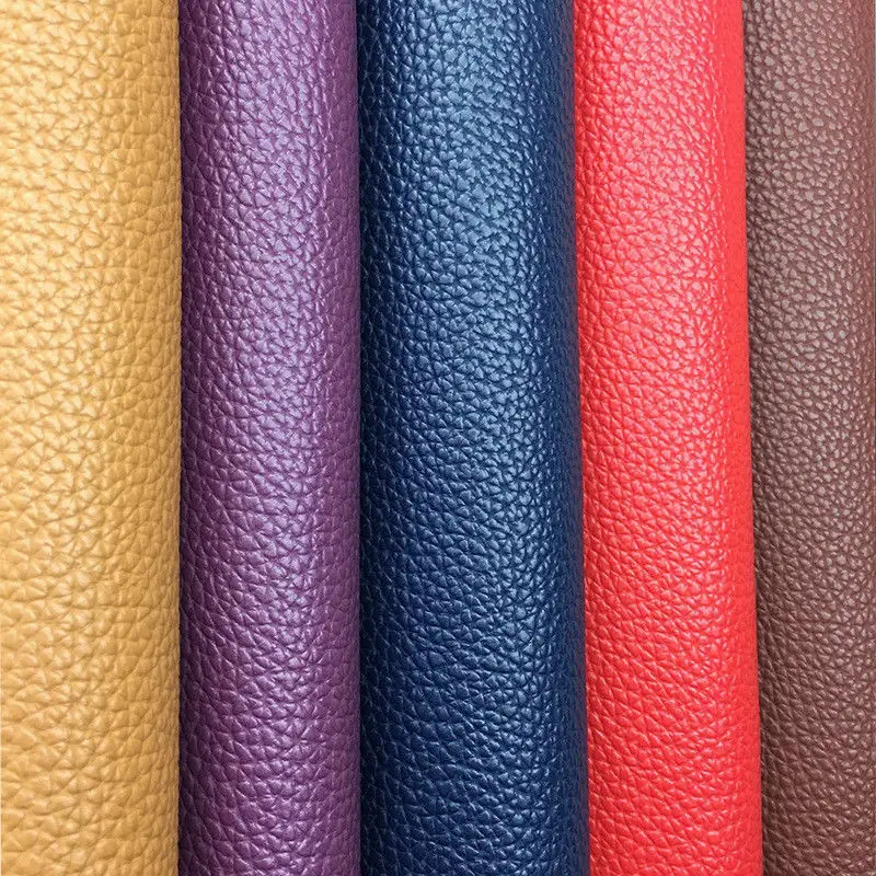 20x30cm Litchi PU Leather Fabric Faux Leather for Sewing Bags Garment Sofa Waterproof Synthetic Fabric DIY Bow Material Sheet