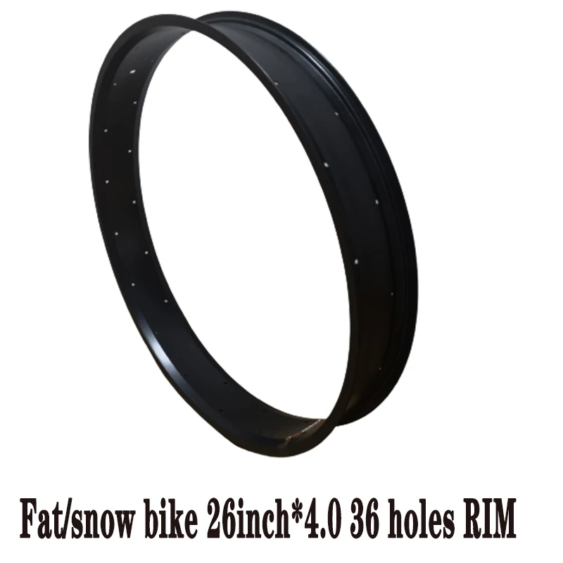 AliExpress NONE Snow Bike Aluminum Alloy Single Layer Rim For Fat Bike 26 Inch* 4.0 RIM*36 Hole , Wheel Accessories,